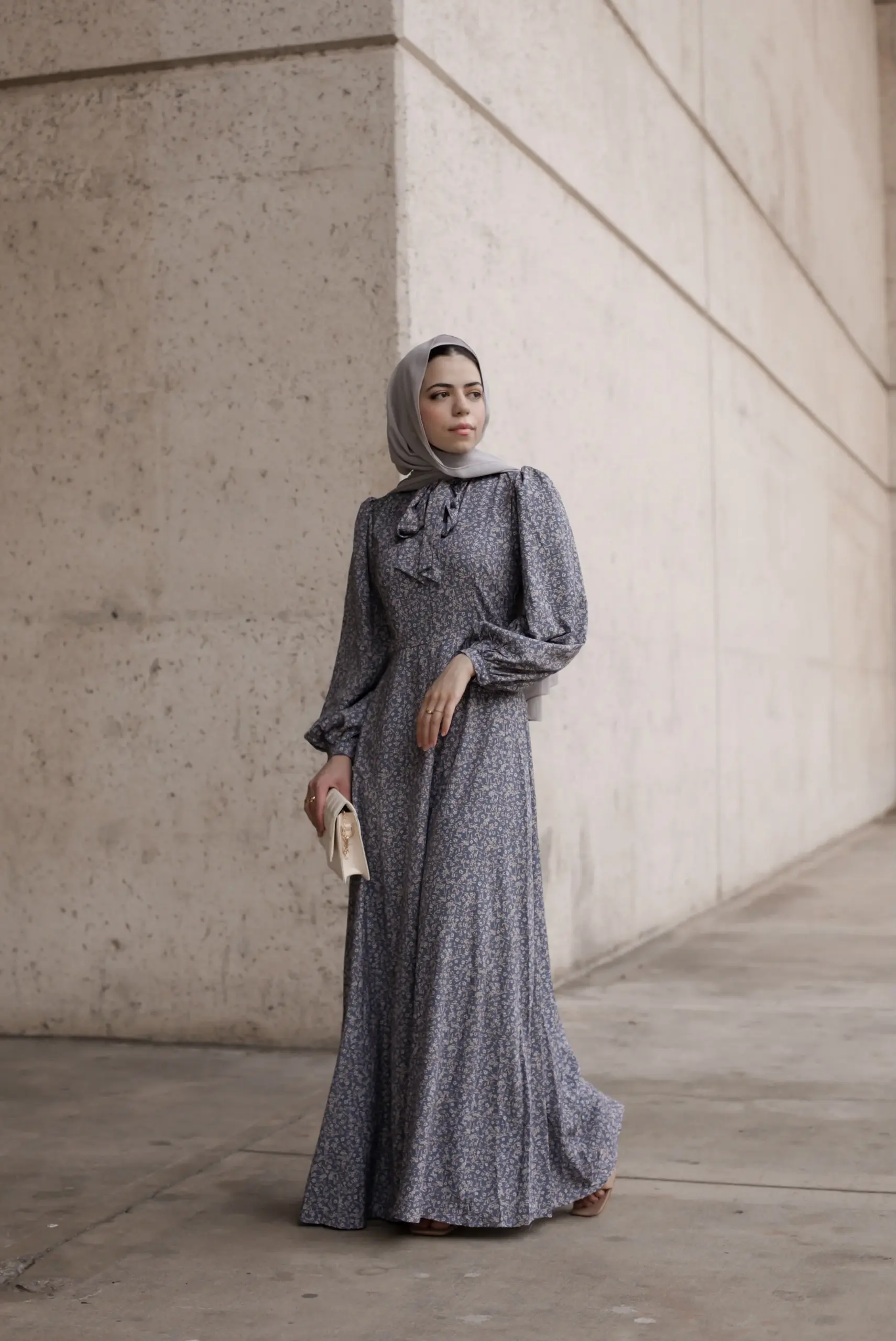 Elegant Hijab-Friendly Long Dress